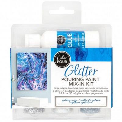 American Crafts Color Pouring - Glitterfarbe Galaxy